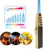 Refillable Butane Torch Lighter with Adjustable Flame Windproof,Lockfire Switch,Ideal for BBQ  Baking,Reaches 2372℉ High Temperature,Portable Design