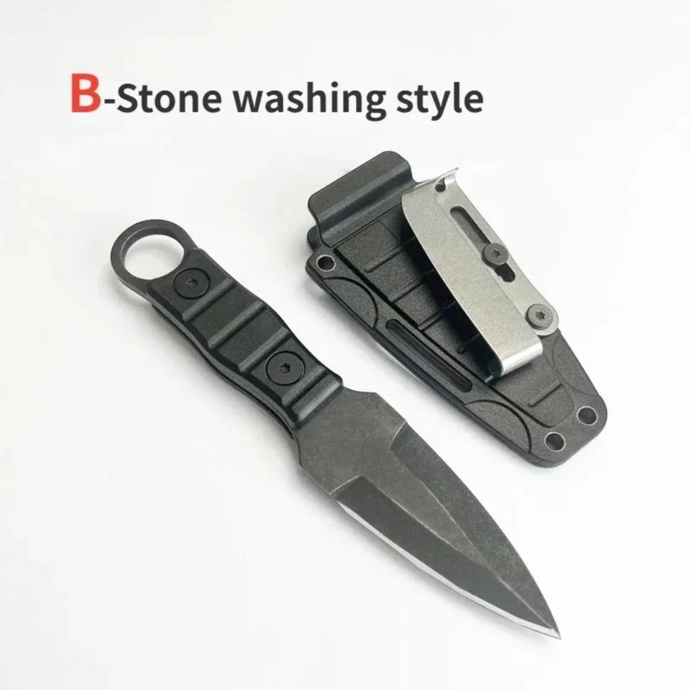 Knife Sharp Fruit Knife Handle Meat Knife Portable Scabbard Ring Knife