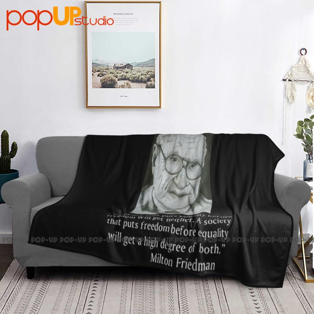 Milton Friedman Conservative Libertarian Free Market Hero Ultra-Soft Blanket Quilt Winter Sofa Cover Bed Covers