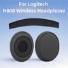 Almofadas de Couro Proteico para Fone de Ouvido Sem Fio Logitech H800 Acessórios para Fone de Ouvido