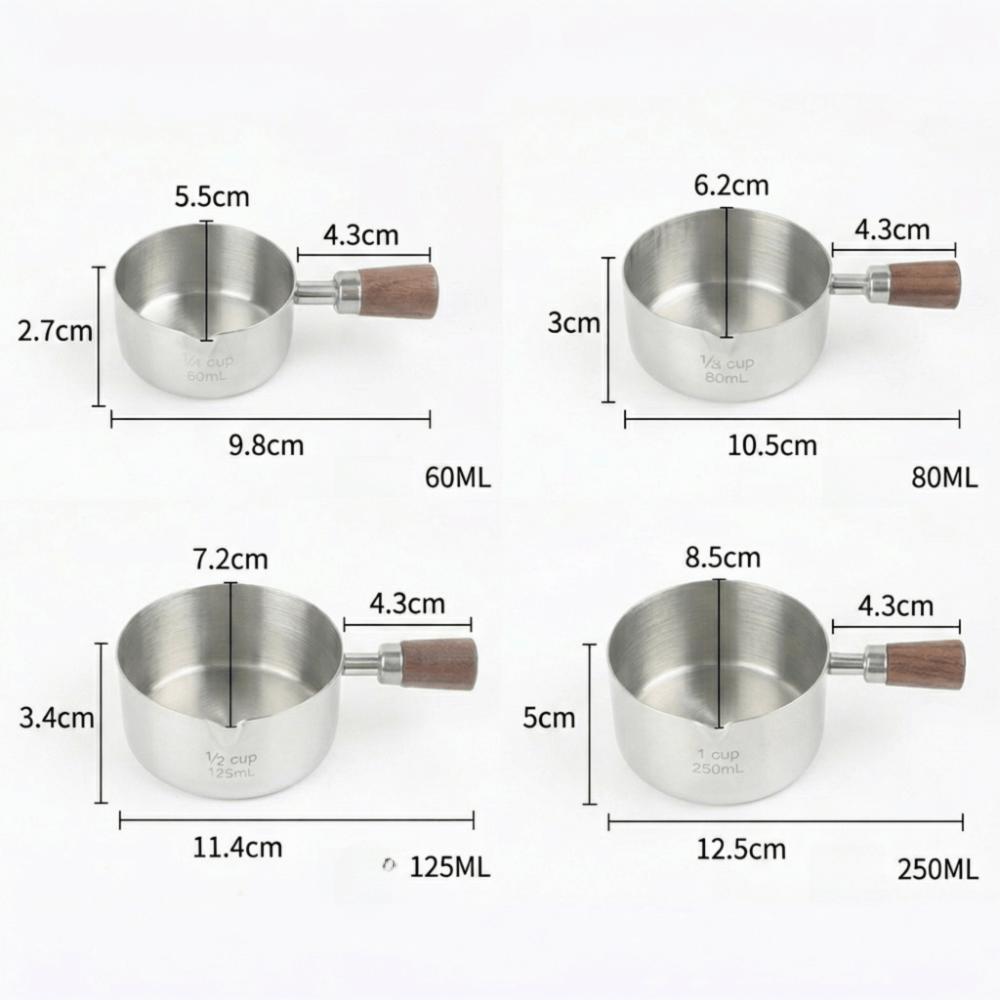 Round Smooth Inner Wall Dipping Sauce Container Rustless Steel Seasoning Mug Dressing Vessel Cafe