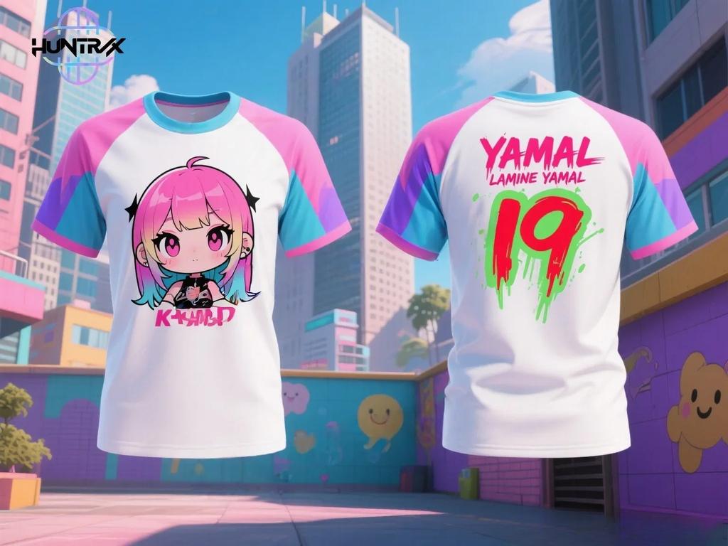 T-Shirts Girls Children's Cartoon Printed Fashion Short Sleeve T-Shirt Casual Fashion Summer Girls Short Sleeve Clothing Top