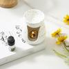Ceramic Oil Burner, Aroma Lamp, Tea Light Holder, Aroma Diffuser Warmer for Essential Oils Fragrance Oil and Scented Wax