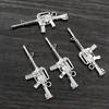 10pcs/lot Antique Silver Plated Spear Gun Charms Pedants DIY Jewelry Making Accessories for Necklace Keychain Craft Findings