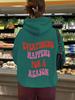 Reason Letter Print Double Hoodie Sweatshirt for Autumn/Winter