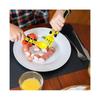Dinneractive Eating Utensil Set for Kids – Construction Themed Fork and Spoon