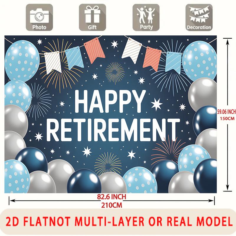 Party Backdrop Blue White Photo Booth Background Front Door Decor
