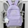 Schoolbag backpack ins light and cute backpack large capacity high school student versatile student simple high value college style