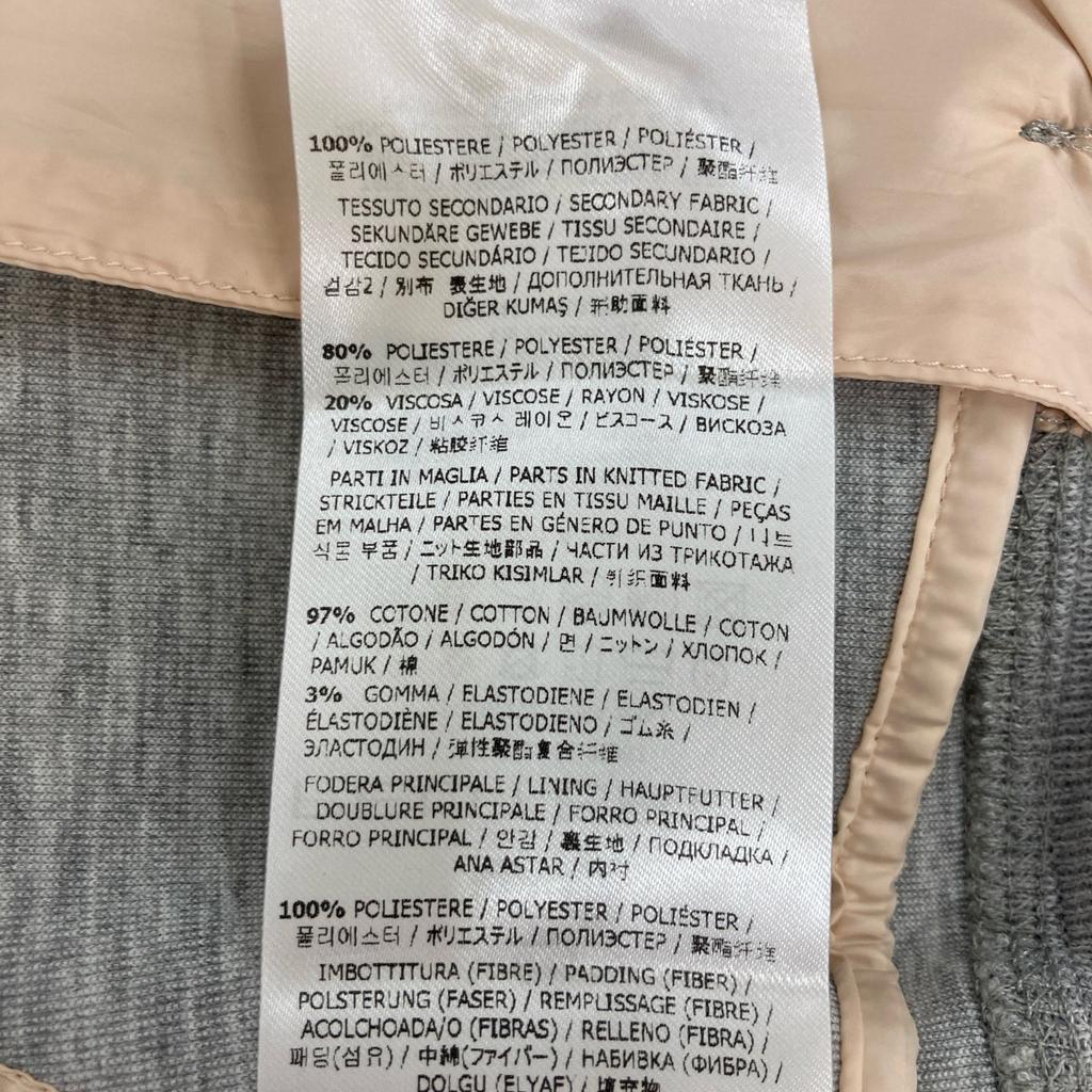 PEUTEREY PED3133 Grey X Pink Down Switch Parka Tops 38 Gray/PinkUsed