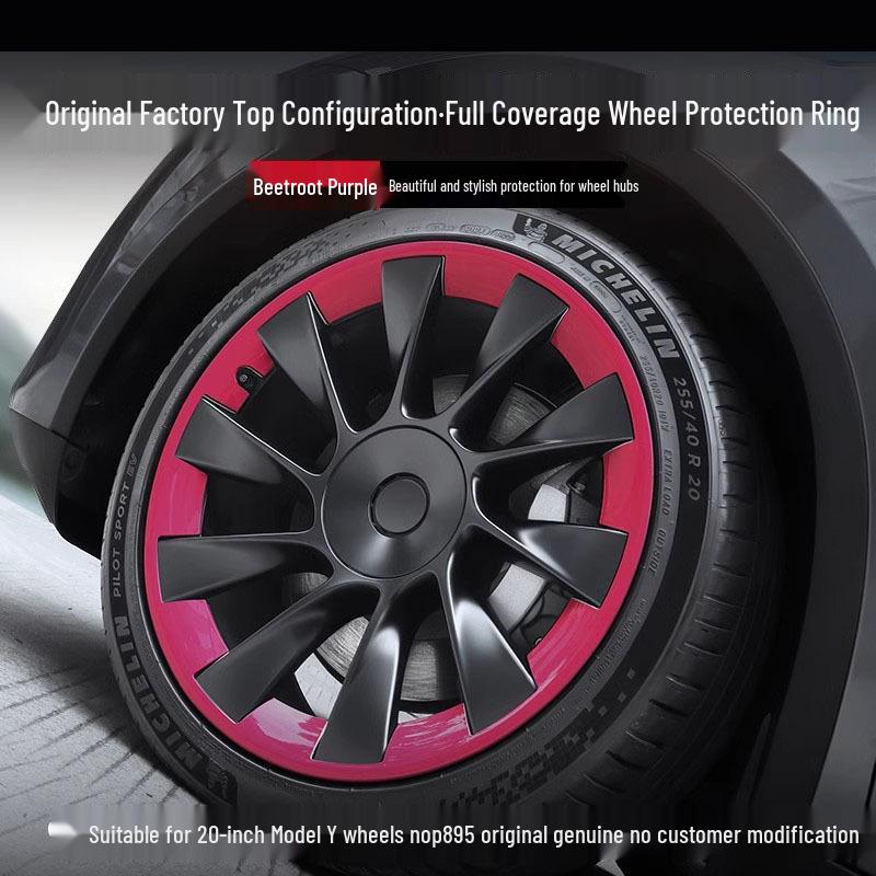 Capac Jantă Tesla Model Y 20" Cyclone – Accesoriu Protector Negru Mat