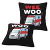 Wee Woo Ambulance Paramedic Emergency Medic Gift 2 Pcs Square Pillowcase Pillow Cover Cushion Throw Pillow For Home Bedroom