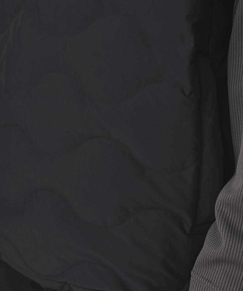 Snow Peak Seamless Quilted Down Pullover Size XL JK-25AU030, Men's/Women's, Black,