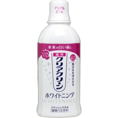Clear Clean Plus Whitening Dental Rinse Apple Mint 600mL