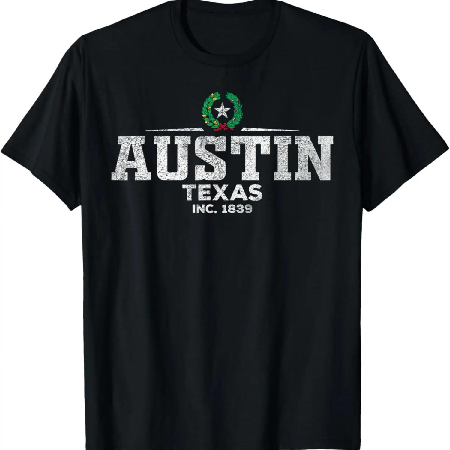 Austin Texas T-Shirt(1) S чёрный