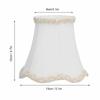 3PCS Modern Fabric Lampshade Clip On Design 4.7 Inch Height Chandelier Lamp Shades Small Lamp Shades Table Lamp