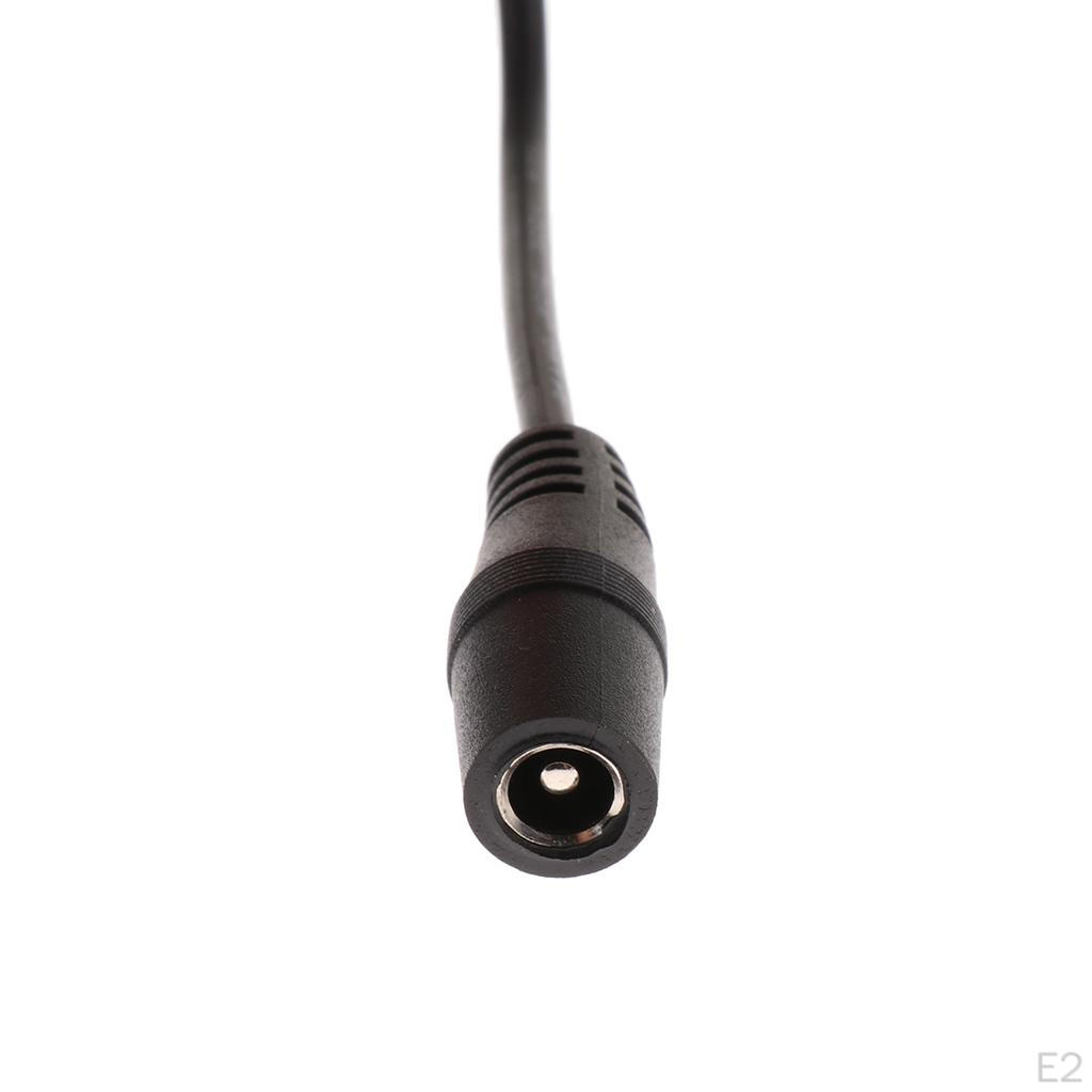 5 Pieces 5.5mm to 3.5mm Conversion Cable Straight Adapter