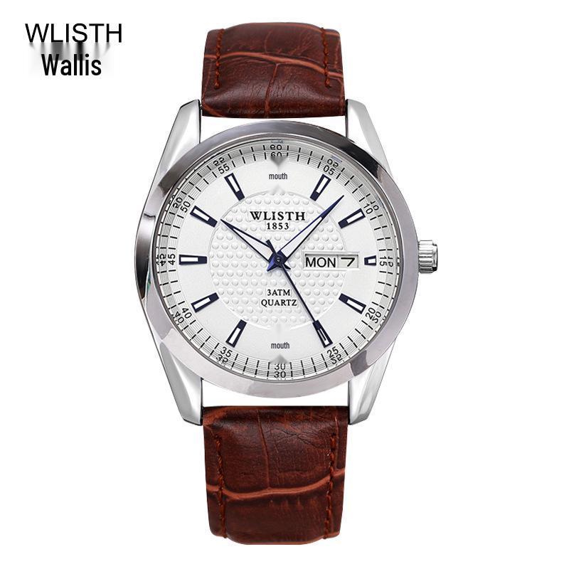 WLISTH Men s Waterproof Quartz Casual Couple Watch