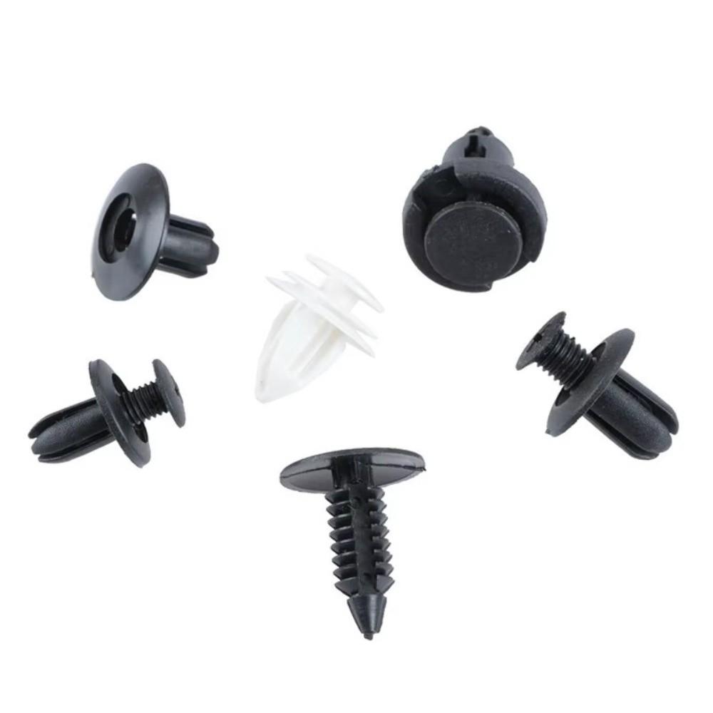 100pcs Push Retainer Pin Auto Fastener Clip Mixed Size Car Bumper Retaining Clips  Car Body