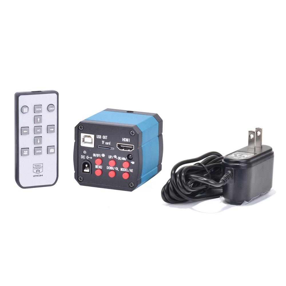 

14 МП телевизор HDMI USB промышленный цифровой микроскоп камера TF видеорегистратор DVR C-Mount [Товар] синий