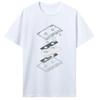 80s Vintage Cassette Rock Dj Music Street Fashion Casual Trend Harajuku Summer Unisex Unisex Universal Shortsleeved Tshirt