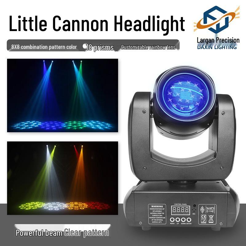 100W Stage Beam Light: DMX Moving Head with Rotating Patterns and Color Effects for KTV Atmosphere