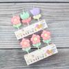 Ins Wind Flowers Birthday Candles Spring Retro Color Cartoon Tulip Children Party Baking Candles