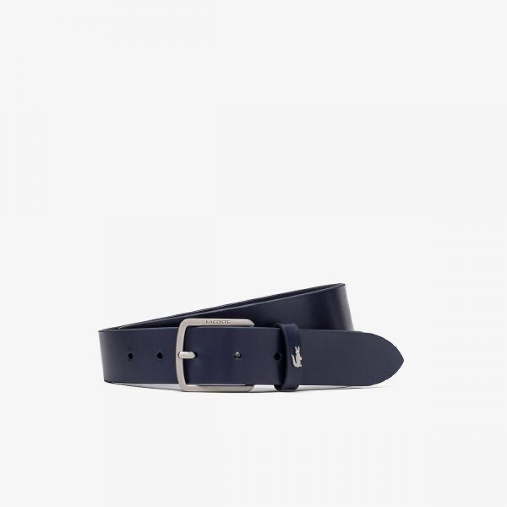 

Lacoste Silver Croc Leather Belt 35mm