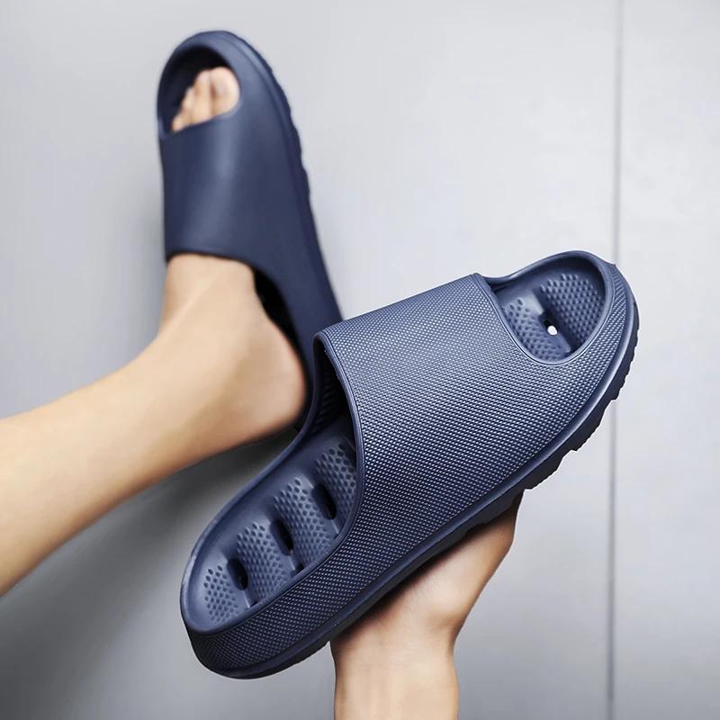 Summer Popular Men's and Women's Thick-soled Sandals, Hollow-soled Comfortable Plastic Sandals, Heightening Slippers