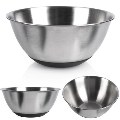 Kitchen Bowl Metal Steel Anti-slip Silver 15.5cm 700ml VILDE 259640