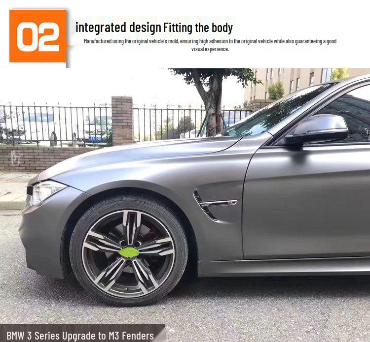 BMW 3 Series (2013-2019) M3 Conversion Kit: Front/Rear Bumpers, Side Bumpers, Hood & Fenders (F30/F35).