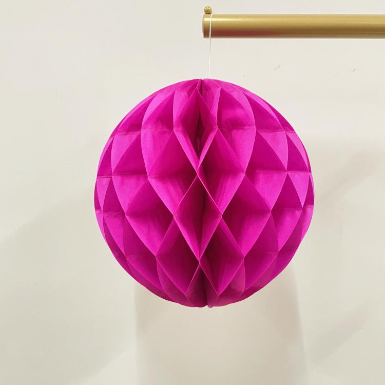 Honeycomb Paper Ball Garland: Perfect for Birthdays, Weddings, Room Decor, and Events