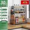 TingLe 3-Tier Carbon Steel Kitchen Countertop Storage Rack