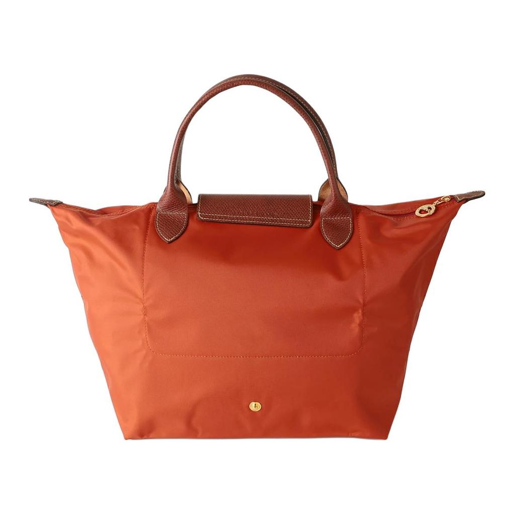 Longchamp Le Pliage Original Classic Logo Nylon Tote Bag Medium Women Tote Bags Brick-Red 1623089P97