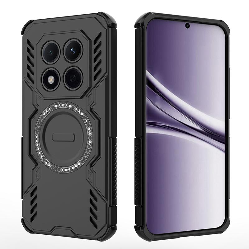 Custodia Rigida Anti-Caduta Antiurto per Xiaomi Redmi Note 15 Pro+ Plus 5G Note15 Note14 Note 14 Pro Plus Accessori nero