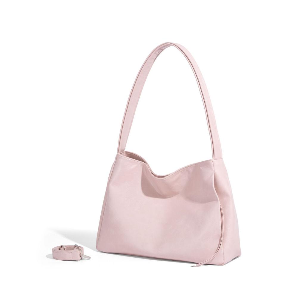 Korean Style Large Capacity Underarm Bag for Women 2025 New Fashion Commuter Shoulder Bag High-end Casual Tote Bag