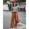 Demana Women's Contrast Stripe Knit Sweater