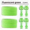2 Pair round Elastic Shoelaces for Kids & Adults No-Tie Lock Shoelace Sneakers Quick-Lock Shoe Laces Accessory Pack