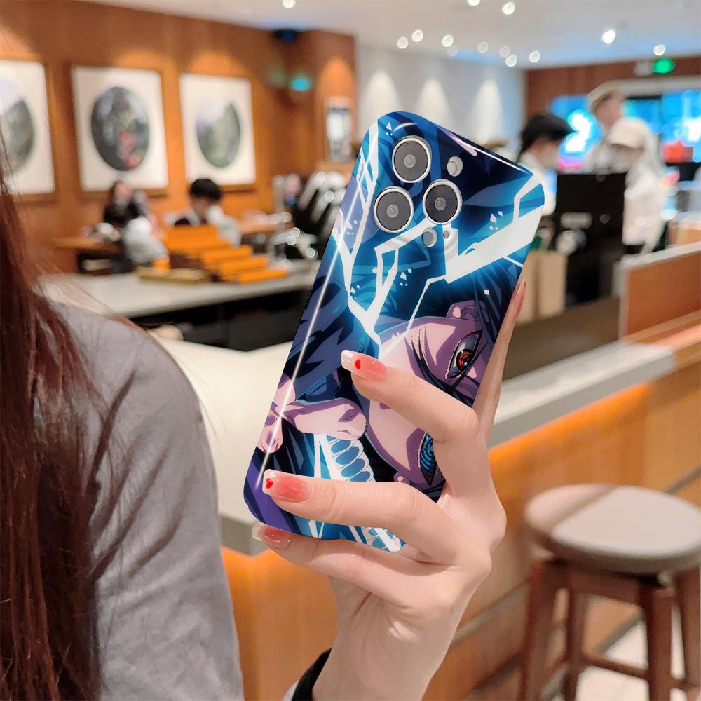 Capa de Celular Filme Tudo-em-Um Design de Moda Desenho Animado Capa Rígida Cobertura Total Proteção da Câmera para iPhone Huawei Honor Vivo Google