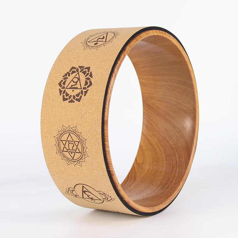 Yimai Thickened Cork Yoga Wheel