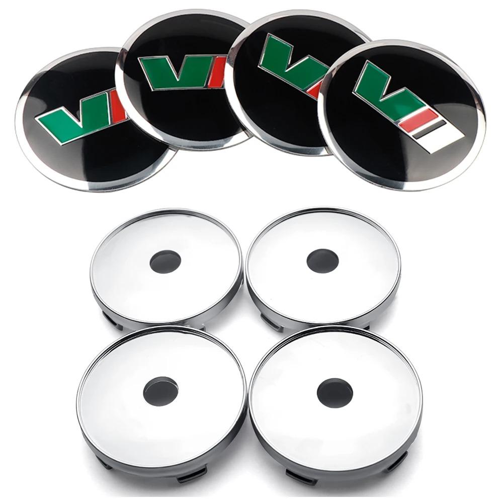 4Pcs/Set Multi-Platfrom Wheel Center Hub Caps Stickers Tire Rim Covers for Skoda Octavia VRS Vision Kodiaq Favorit Rapid Fabia S