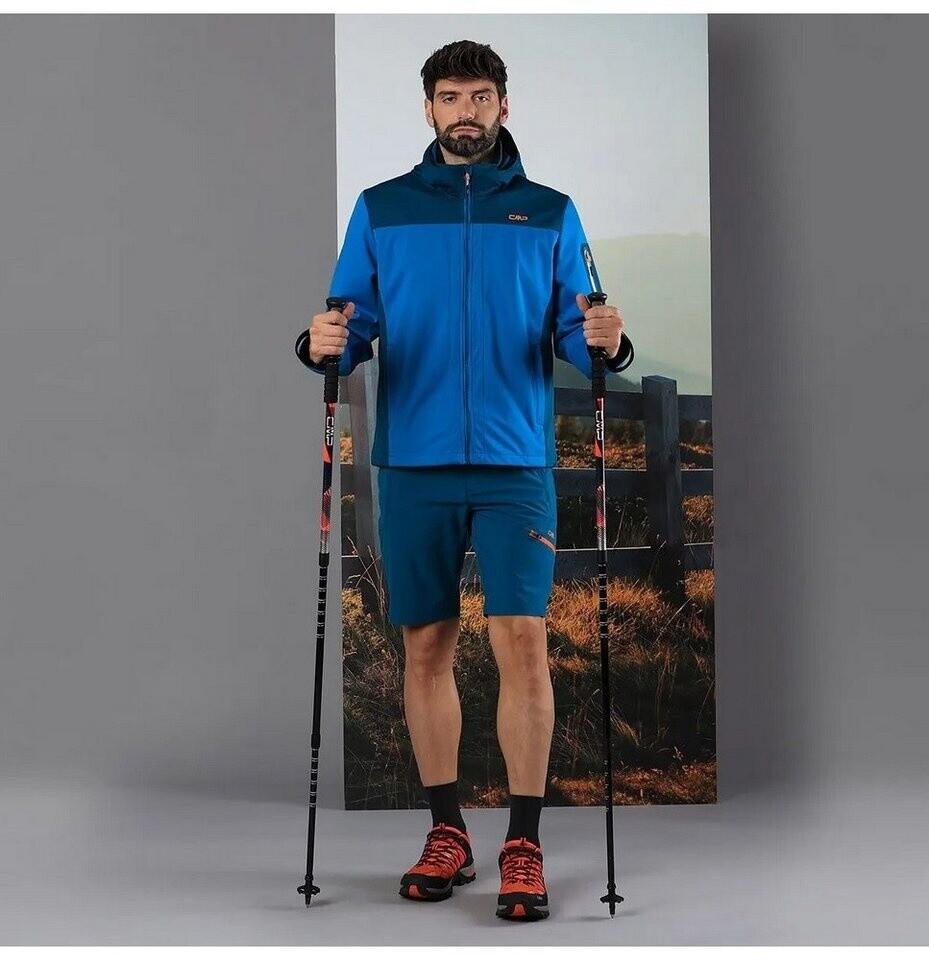 Куртка CMP Light Softshell Jacket with Detachable Hood (39A5027) Man Jacket Zip Hood (39A5027) reef-deep lake