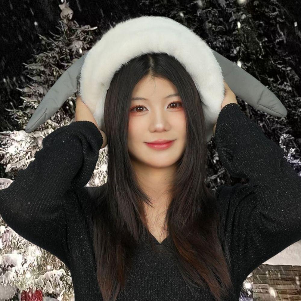 Bonnet pull doux en peluche, coupe-vent, cache-oreilles en peluche, polyvalent, protège-oreilles, chapeau, filles