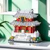 162+PCS Historic Building Building Blocks Toys Model Four random ones Kid Desktop Ornament Gifts