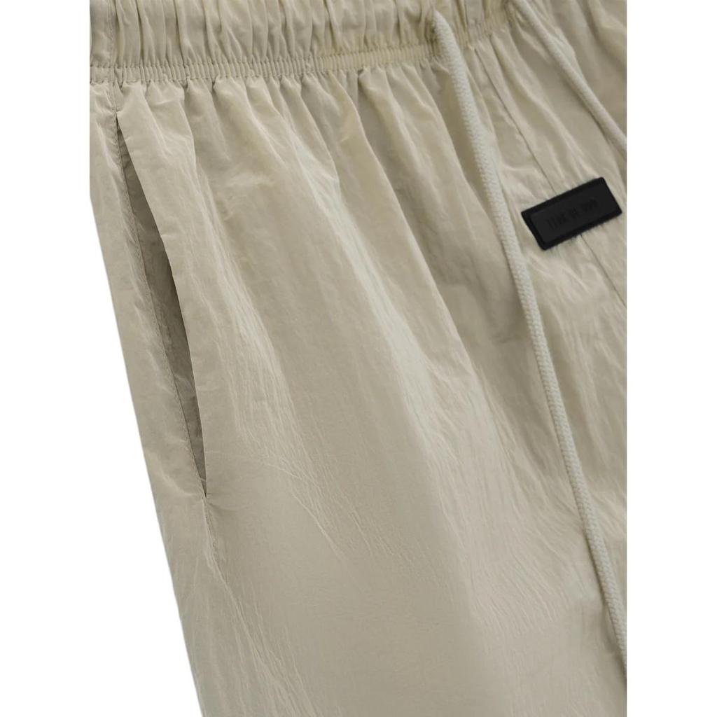 Fear of God Essentials Crinkle Nylon Running Short Garden Yellow Men Bottoms 160SP244131F