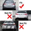 2 Pcs  To Up For Mercedes Benz C Class W206 C200 C260 C300 Rear Exhaust Muffler Tail Pipe Cover Trim Tail Bumper Styling