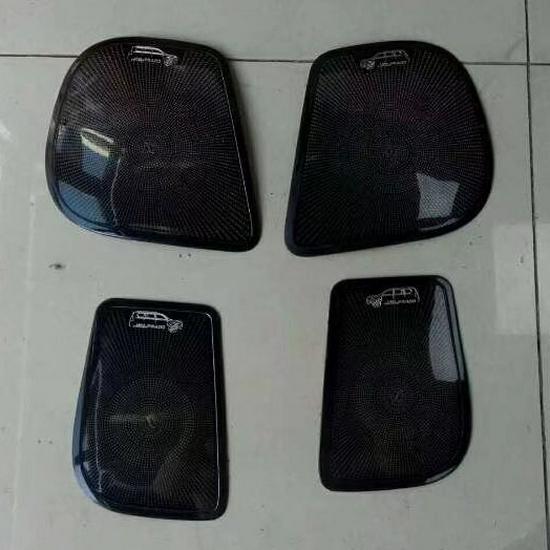 Fits 18 Toyota Prado Models: Rearview Mirror, Taillight Covers, Fog Light Eyebrow, and Spare Tire Trim.