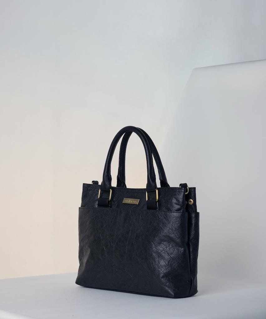Wallaroo Vegan Classic Mini Tote Bag Black