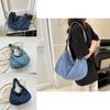 Trendy Summer 2023 Fashionable Simple Shoulder Tote Bag For Women In Deep Blue