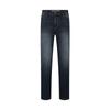 Qipai Men's Lyocell Blend Straight-Leg Business Casual Cropped Jeans