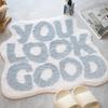 Faux Cashmere Absorbent Floor Mat Bath Door Rug Fast Dry For Entryway Bathroom Hallway In Stock Gift For Families